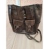 Sac a dos cuir brun souple