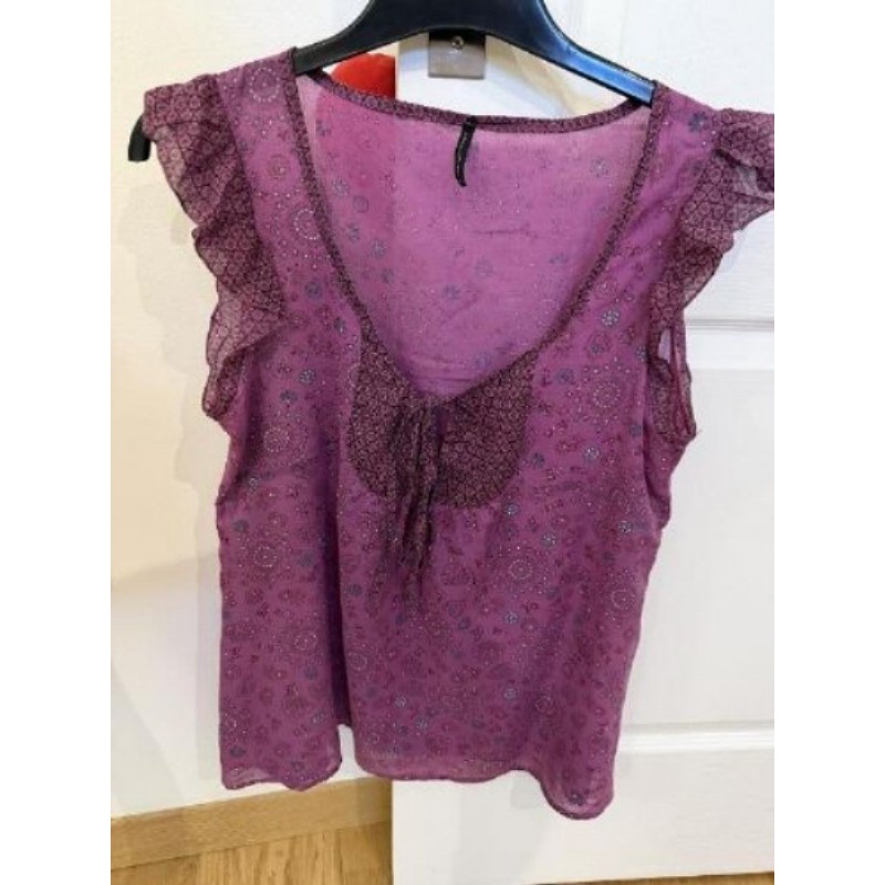 T-shirt violet Nafnaf taille 40