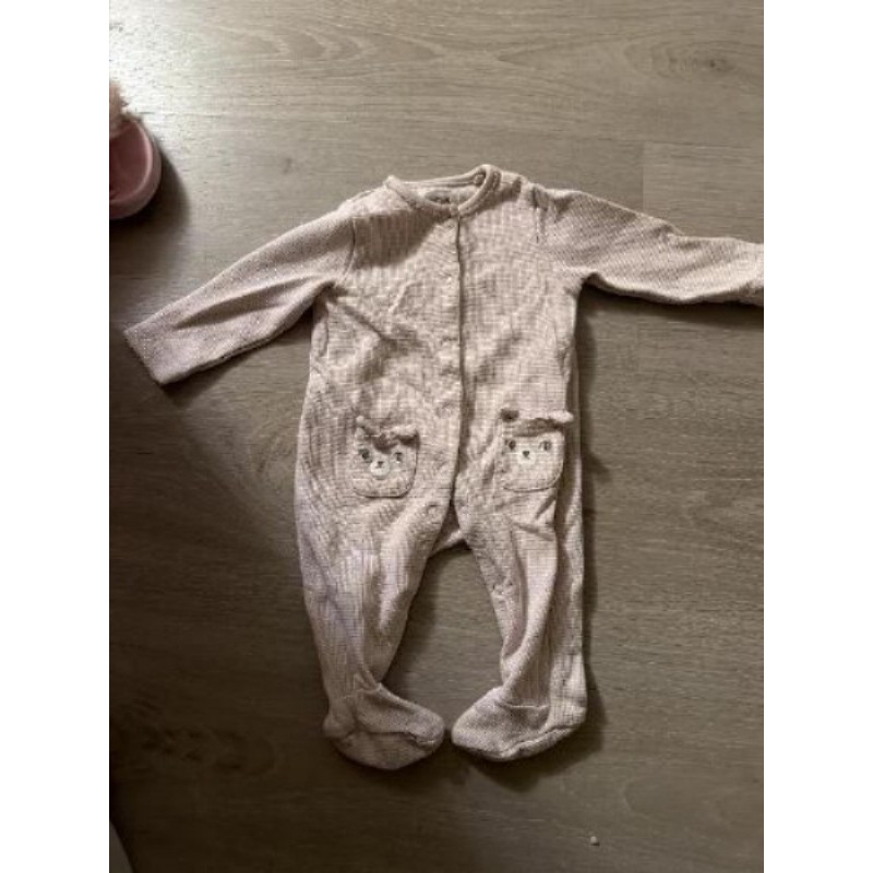 Pyjama violet C&A bebe 0/1M