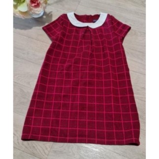 Robe demi manches à...