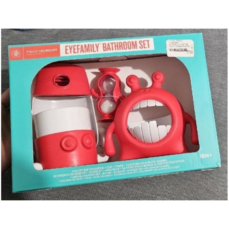 Set composé d'extension de robinet, goblet, minuteur et support pour brosse à dents et dentifrice da