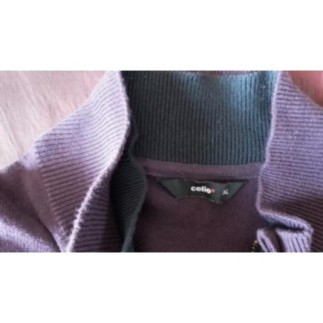 Pull Célio prune T XL