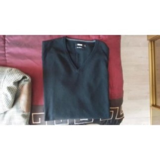 Pull Brice mérinos noir T XL