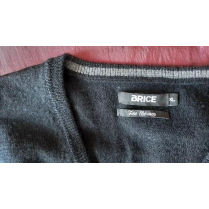 Pull Brice mérinos noir T XL
