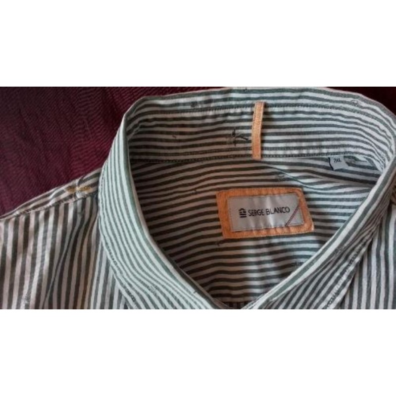 Chemise Serge Blanco rayée T 2XL