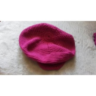 Casquette fait main crochet