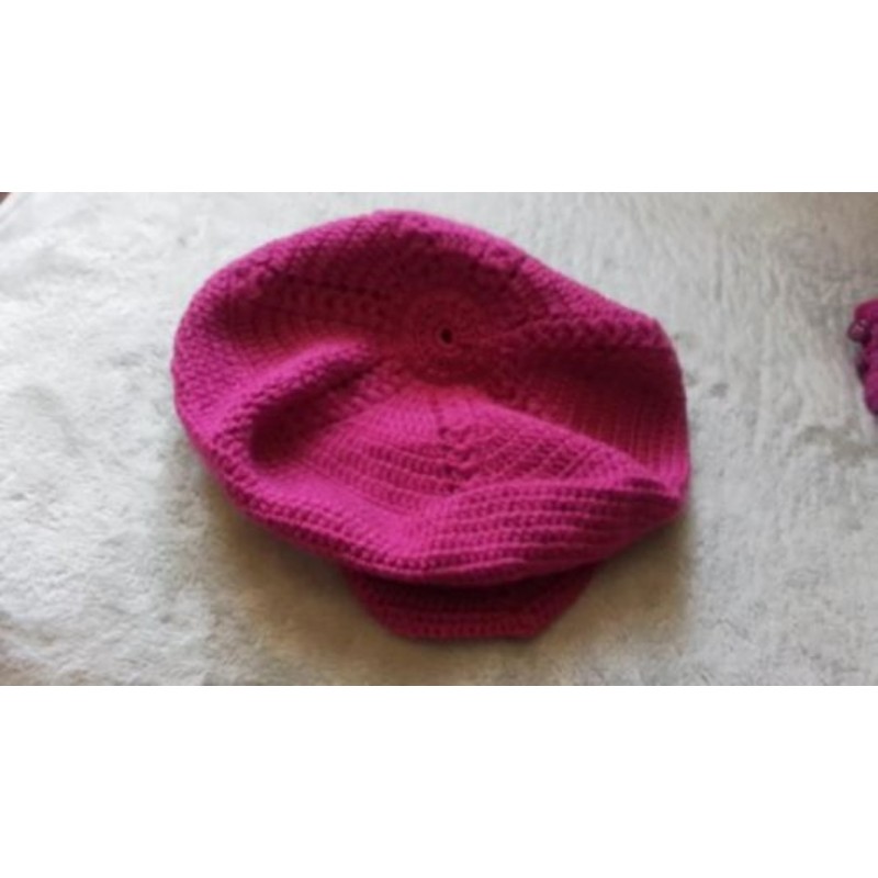 Casquette fait main crochet