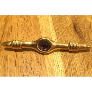 Broche AGATHA métal doré 