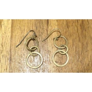 Boucles d'oreilles métal doré