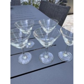 Lot de 5 verres à cocktails 