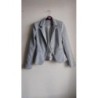 Veste tailleur grise cintrée taille XS/S