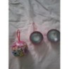Lot 2 Boules de Noël princesses disney