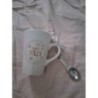 Mug de Noël en céramique avec cuillère 