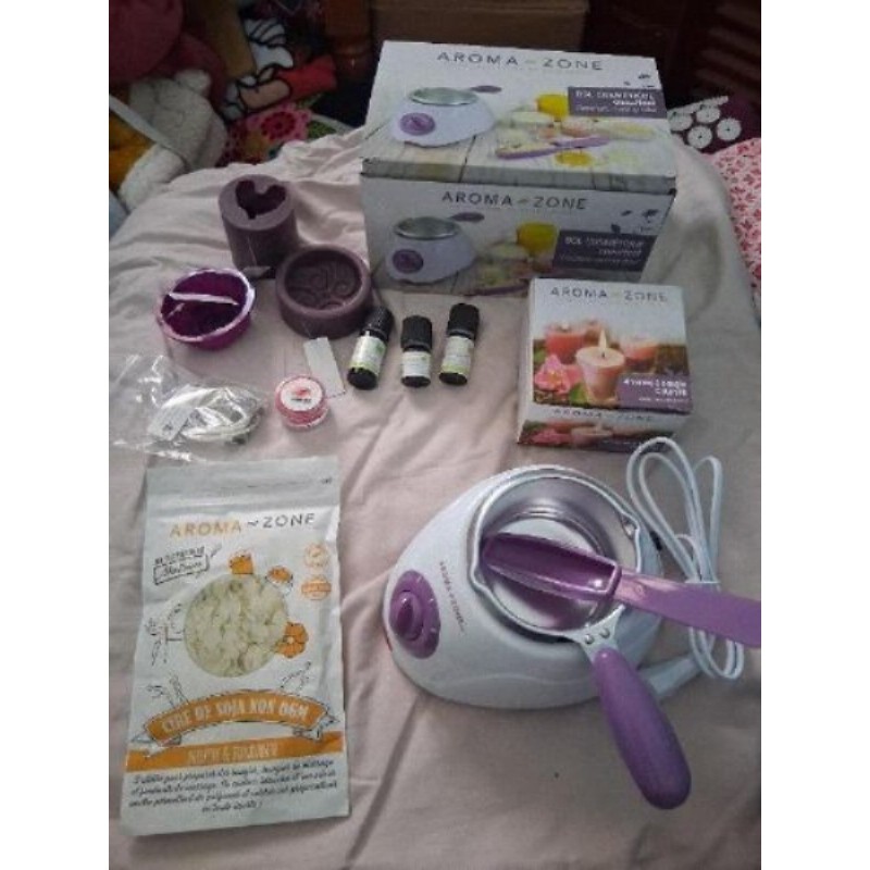 Kit complet appareil pour fabrication bougies/cosmétiques maison 