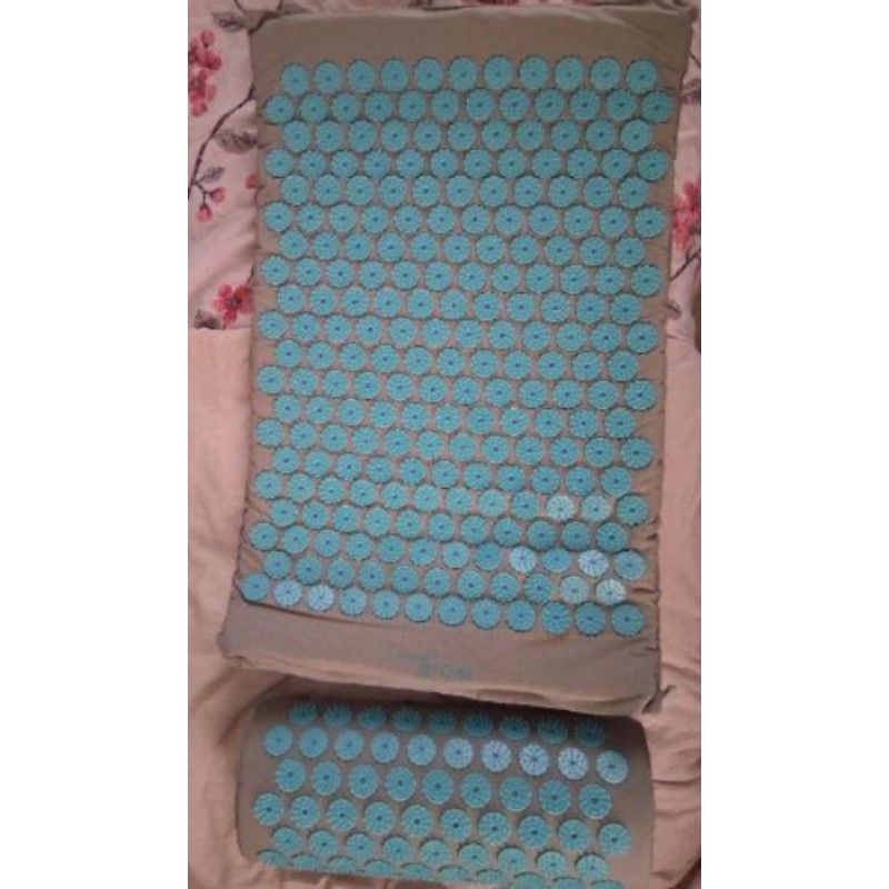 Tapis + coussin acupuncture "Mille fleurs"