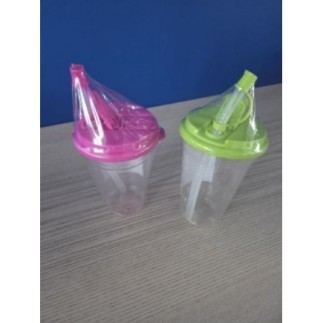 Lot de 2 timbales avec paille