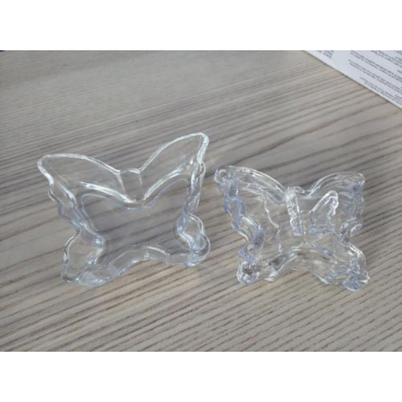 boite en verre papillon