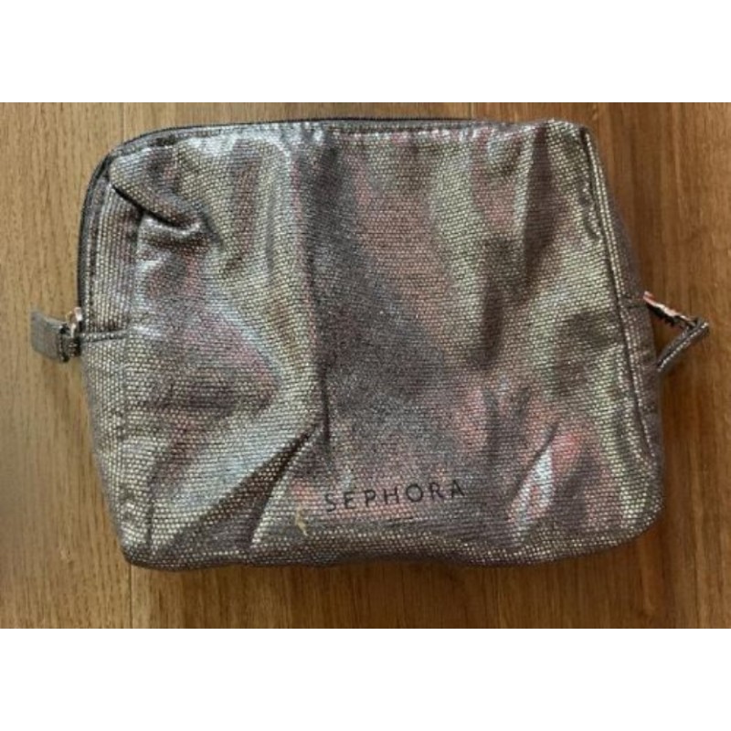 Pochette argentée Sephora