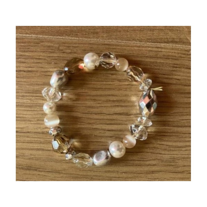 Bracelet élastique perles