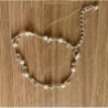 Bracelet perles blches