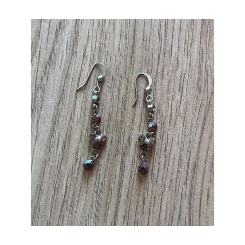 Boucles longues marrons