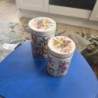 Lot de 2 boites en fer