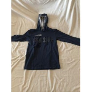 sweat bleu marine manche...