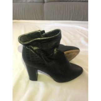 Botine noir croco taille 41