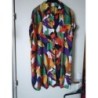 Robe chemise colorée T.48