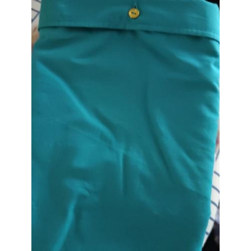 Robe longue bouton verte T.XXL