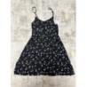 Jupe courte noire fleurie H&M - taille 38