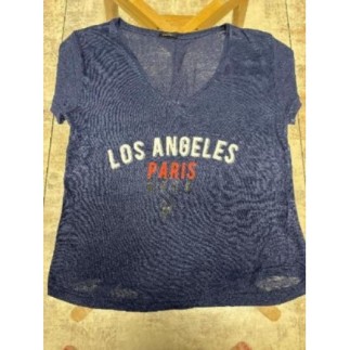 Tee-shirt bleu marine IKKS...