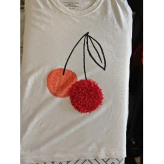 T-shirt cerises T.12 ans