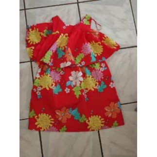 Robe rouge 8 ans