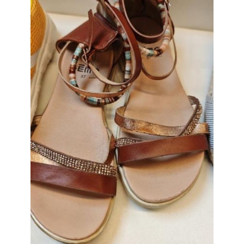 Nues pieds marron T.37