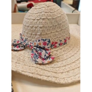 Grand chapeau blanc T.55