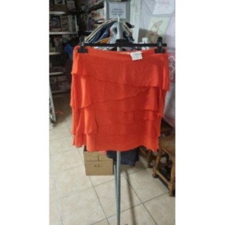 Jupe orangé camaïeu T 38