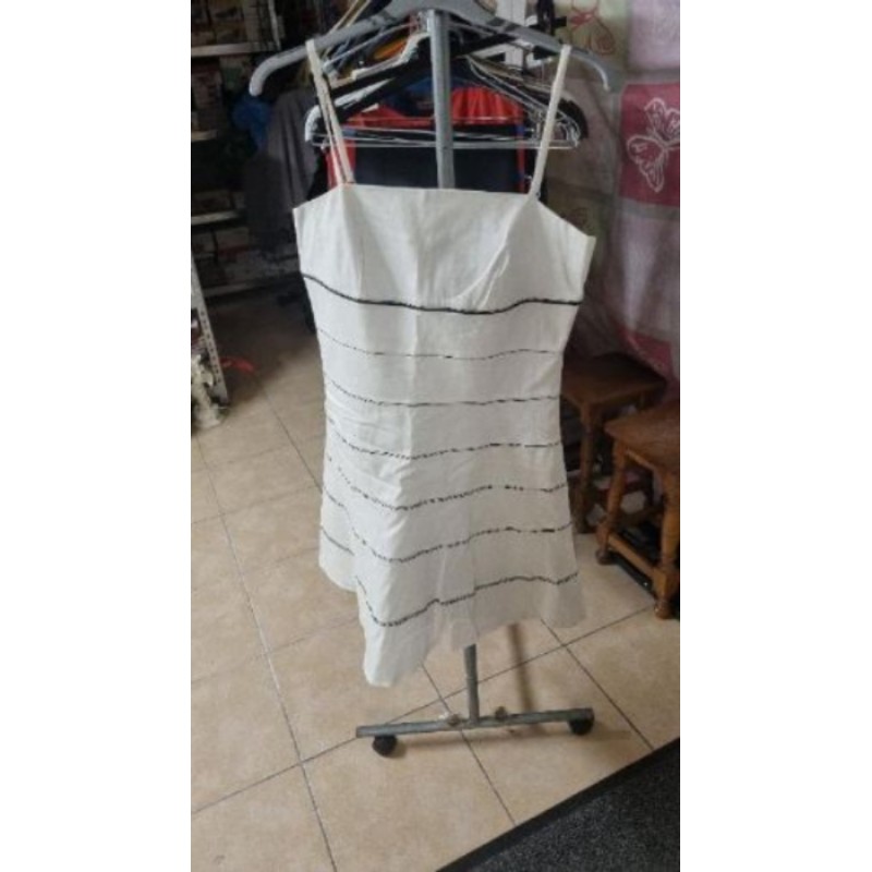 Robe blanche noir 123  T38