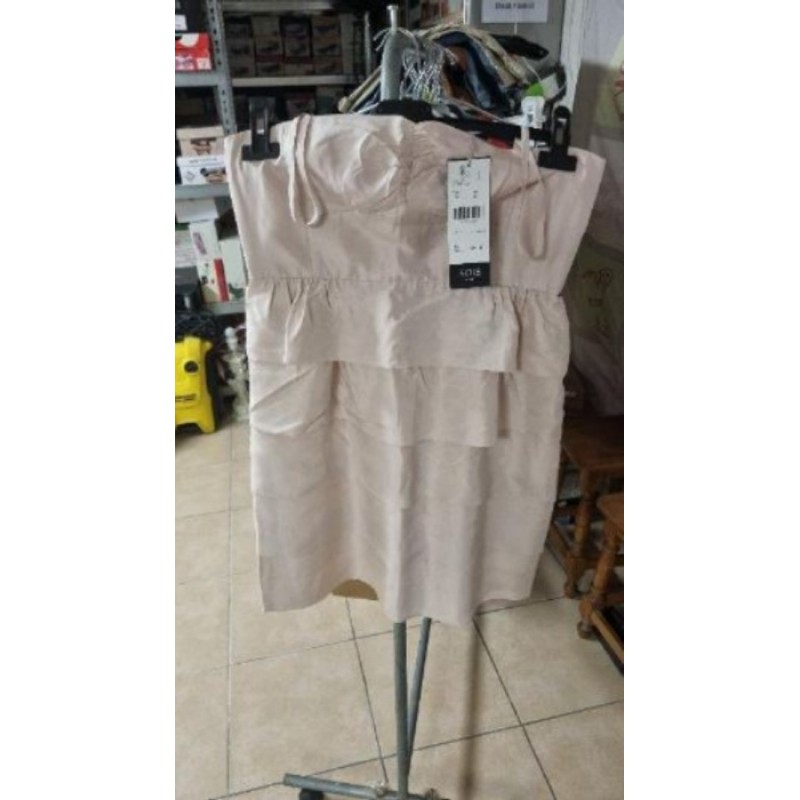 Robe 123 en soie T 38 rose