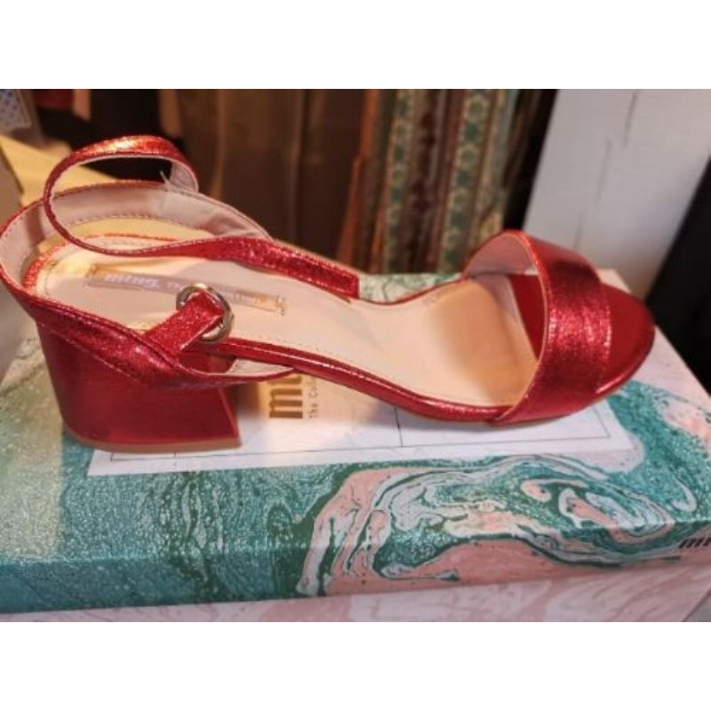 Nu-pieds rouges MTNG Taille 38 Neuves