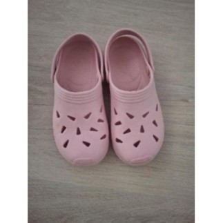 Paire de mules rose claire...