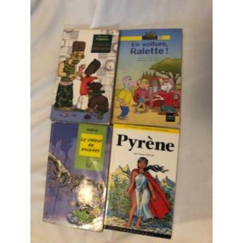 lot de 4 livres 