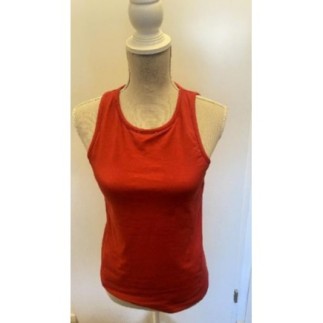 Debardeur sport rouge - H&M - taille M brassière intégrée 