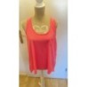 Debardeur rose fluo - H&M - taille L