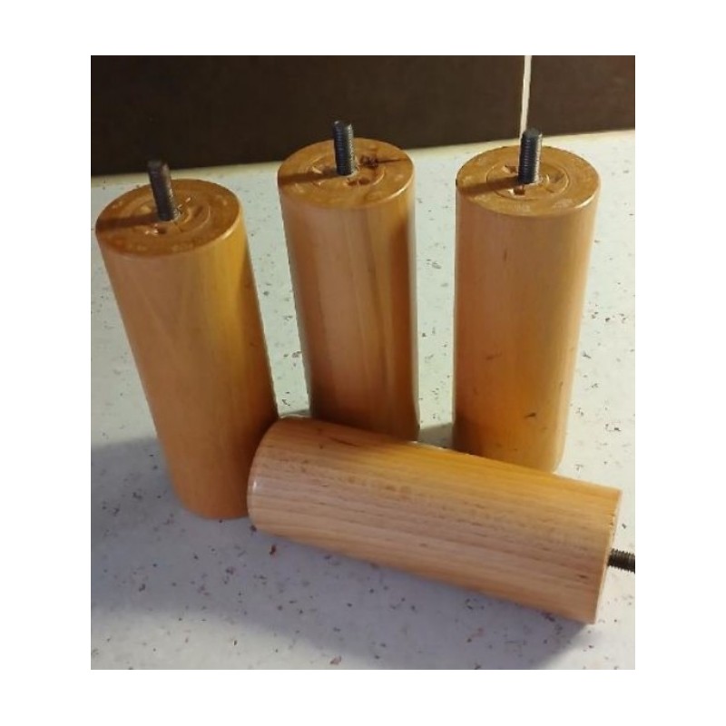 Pieds de lits bois clair h.15 cm