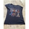 Tee-shirt HAKUNA MATATA bleu marine - taille M