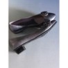 BALLERINES ESKO EN CUIR GRIS ARGENTÉ  TAILLE 37