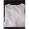 TEE-SCHIRT KEEP AWAY FROM DIRE BLANC MANCHE LONGUE TAILLE M