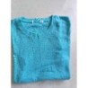TEE-SHIRT TURQUOISE  KEEP AWAY FROM FIRE TAILLE 36