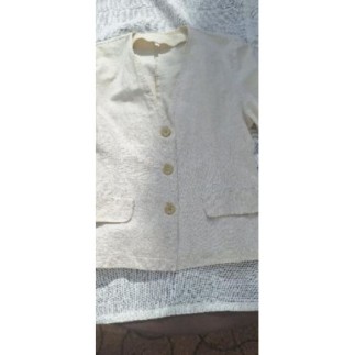 Veste manche courte beige,...